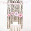 8ft Champagne Metallic Tinsel Foil Fringe Doorway Curtain Party Backdrop - Linen Luxes