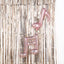 8ft Champagne Metallic Tinsel Foil Fringe Doorway Curtain Party Backdrop - Linen Luxes