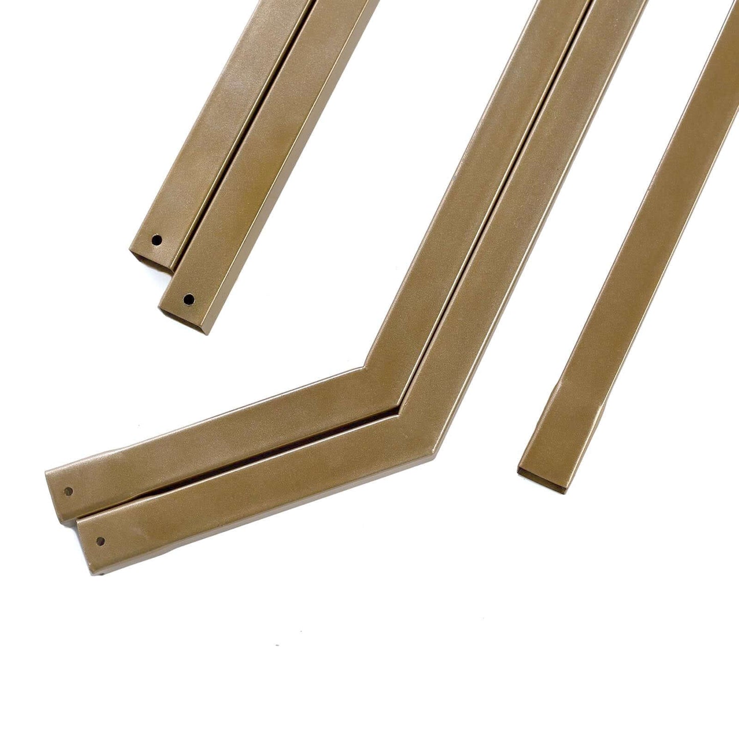 8ft Heavy Duty Gold Metal Hexagonal Wedding Arbor Photo Backdrop Stand - Linen Luxes