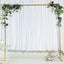 8ft Heavy Duty Metal Square Wedding Arch Photography Backdrop Stand - Linen Luxes