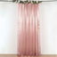 8ftx10ft Dusty Rose Satin Event Curtain Drapes, Backdrop Event Panel