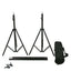 8ftX10ft Metal Adjustable Photography Backdrop Stand Kit and FREE Clips - Linen Luxes