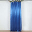 8ftx10ft Royal Blue Satin Event Curtain Drapes, Backdrop Event Panel