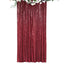 8ftx8ft Burgundy Sequin Event Curtain Drapes, Backdrop Event Panel - Linen Luxes