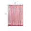 8ftx8ft Pink Sequin Event Curtain Drapes, Backdrop Event Panel - Linen Luxes