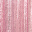 8ftx8ft Pink Sequin Event Curtain Drapes, Backdrop Event Panel - Linen Luxes