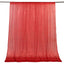 8ftx8ft Red Sequin Event Curtain Drapes, Backdrop Event Panel - Linen Luxes