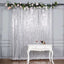 8ftx8ft Silver Sequin Event Curtain Drapes, Backdrop Event Panel - Linen Luxes