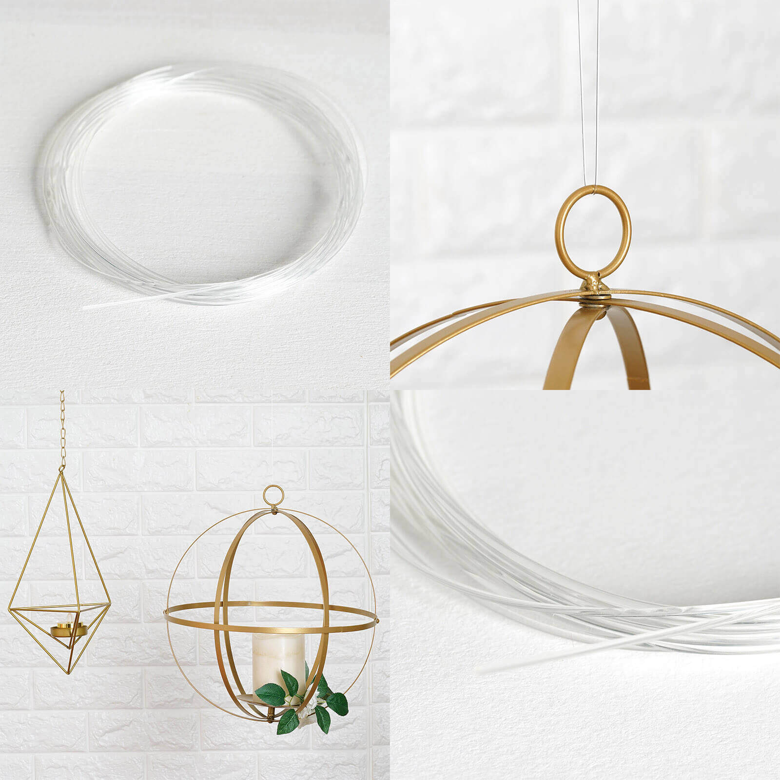 9ft Clear Plastic Craft Wire, Invisible Hanging Wire - Linen Luxes