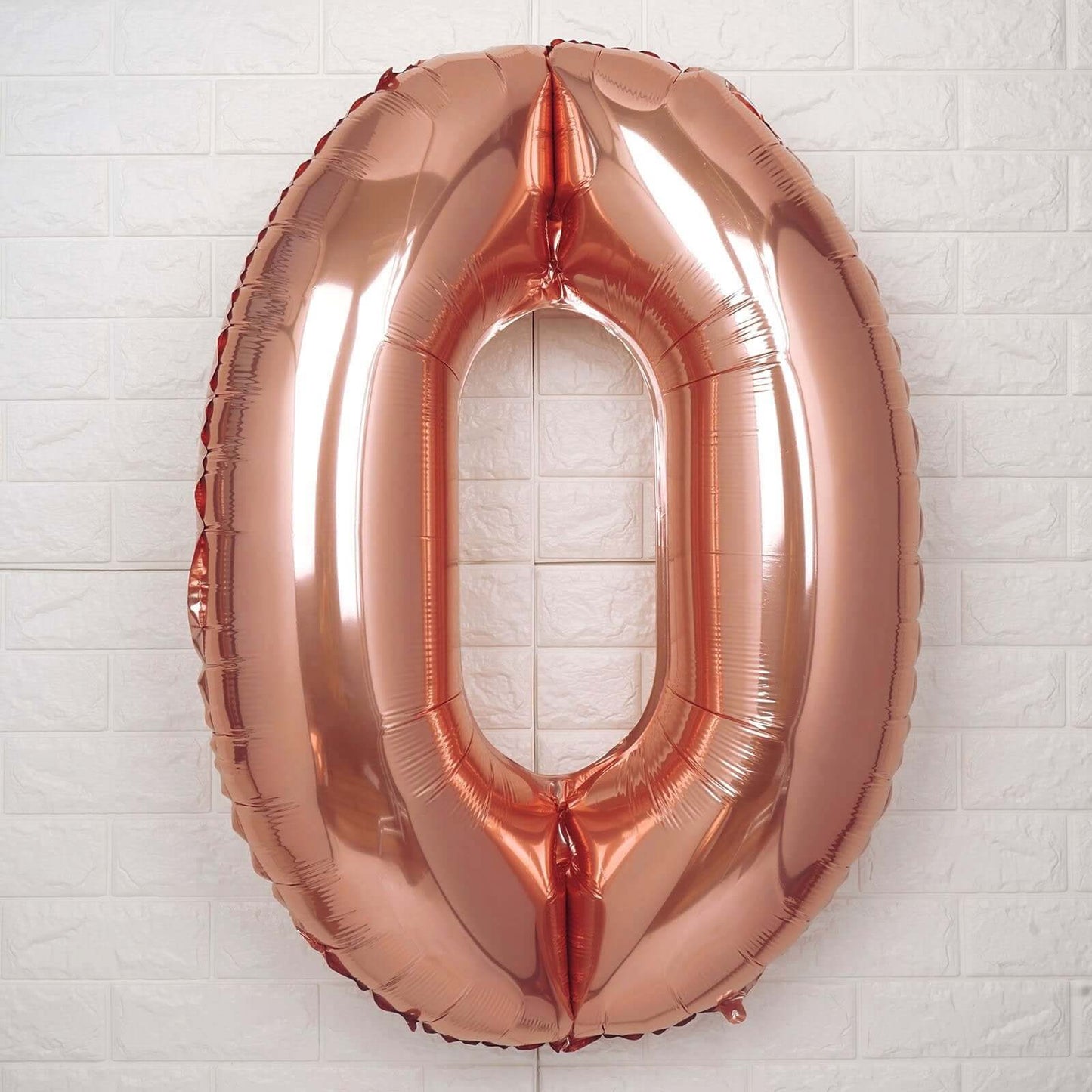 35inch Blush/Rose Gold Mylar Foil Helium/Air Number & Letter Balloons