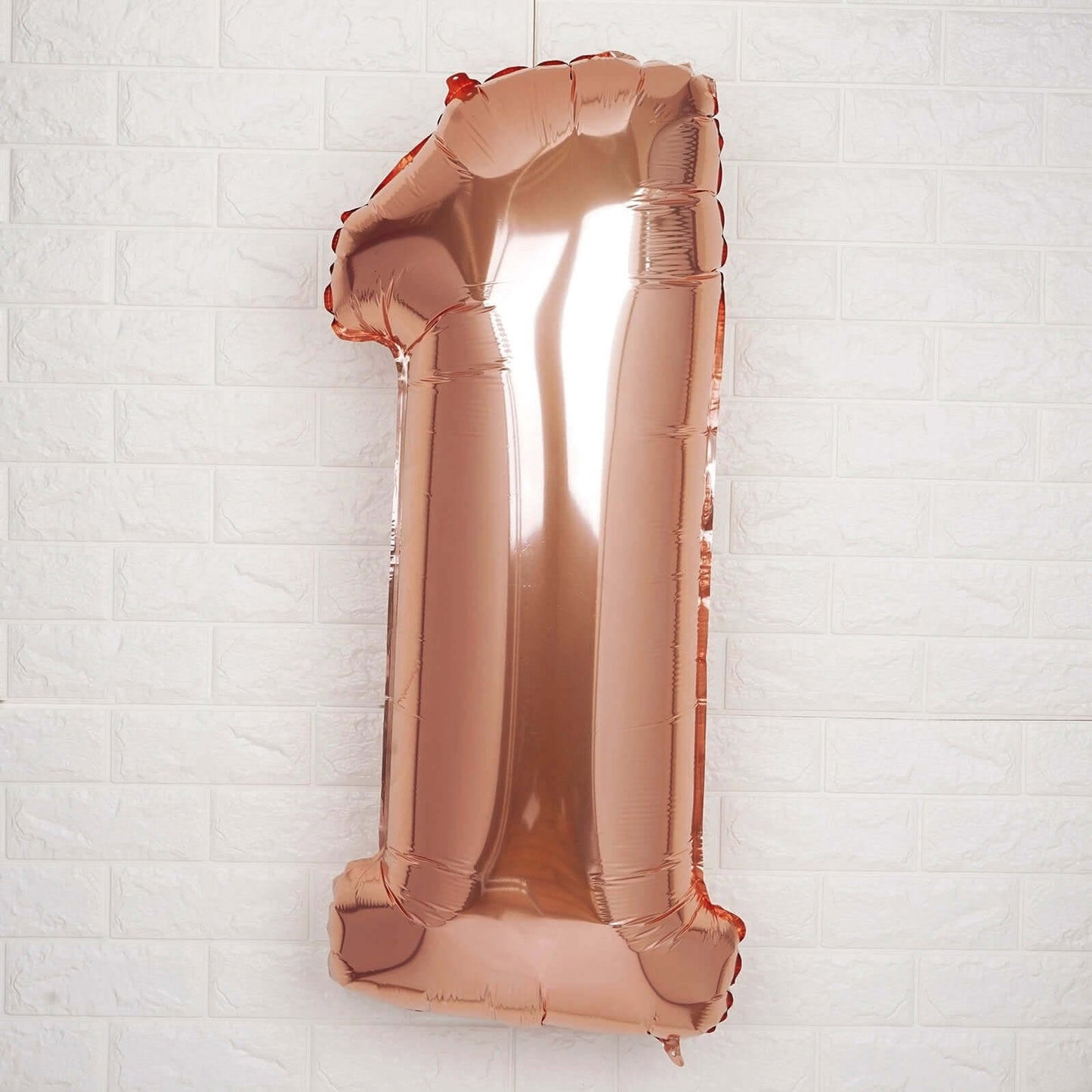 35inch Blush/Rose Gold Mylar Foil Helium/Air Number & Letter Balloons