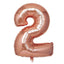35inch Blush/Rose Gold Mylar Foil Helium/Air Number & Letter Balloons