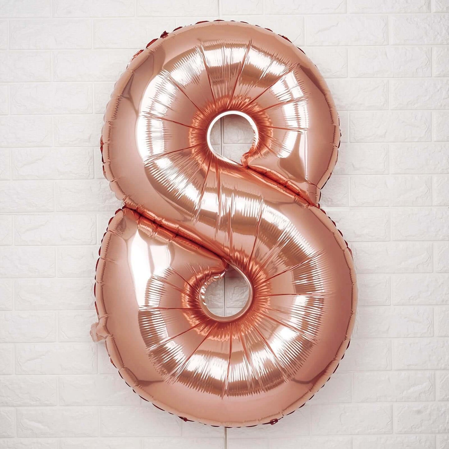 35inch Blush/Rose Gold Mylar Foil Helium/Air Number & Letter Balloons