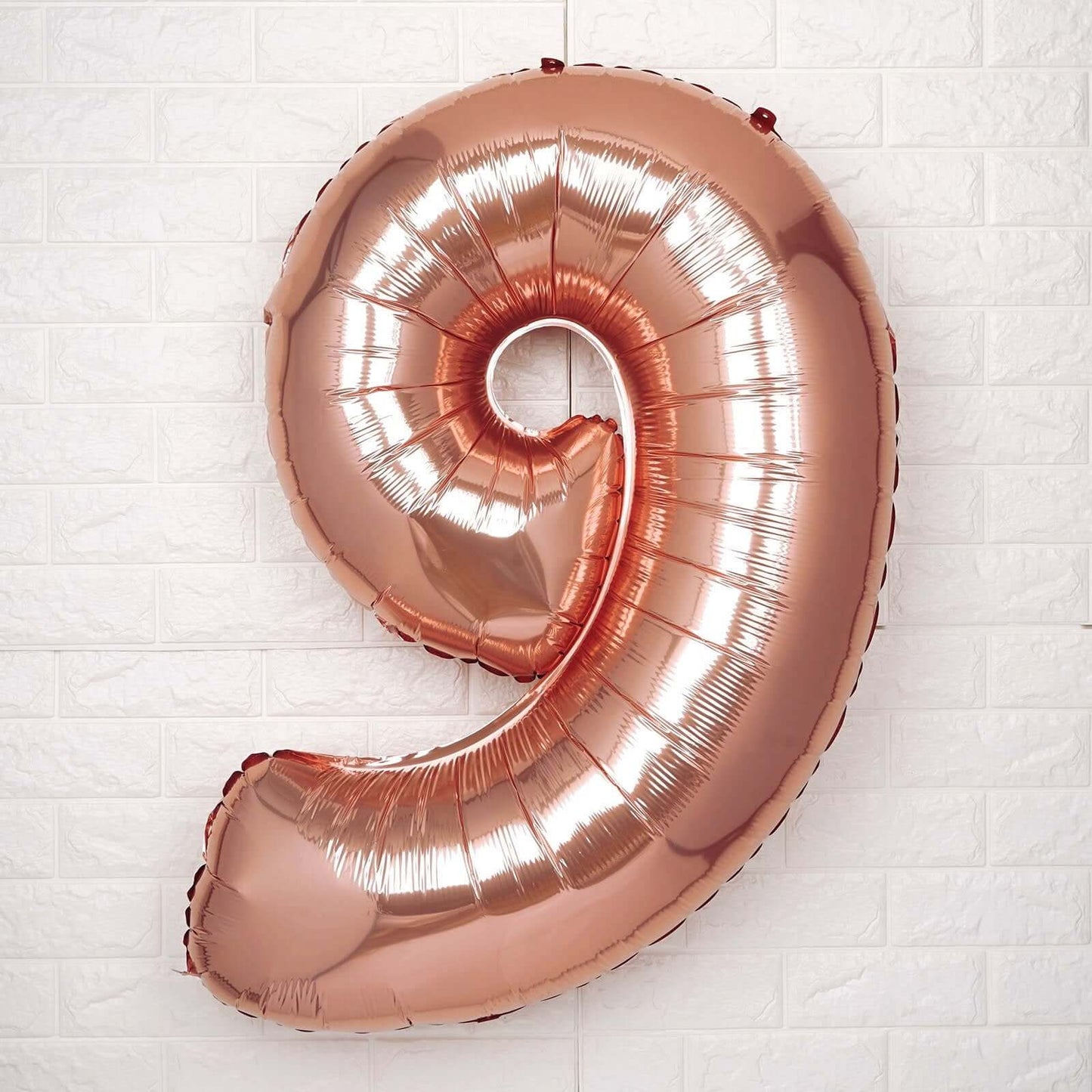 35inch Blush/Rose Gold Mylar Foil Helium/Air Number & Letter Balloons