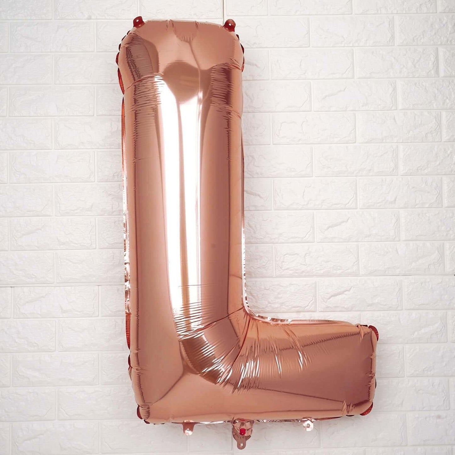 35inch Blush/Rose Gold Mylar Foil Helium/Air Number & Letter Balloons