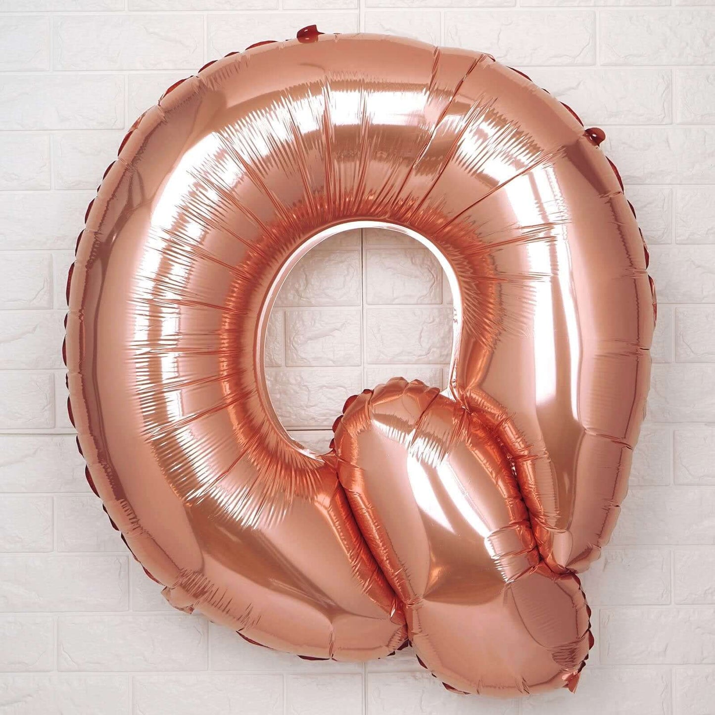 35inch Blush/Rose Gold Mylar Foil Helium/Air Number & Letter Balloons