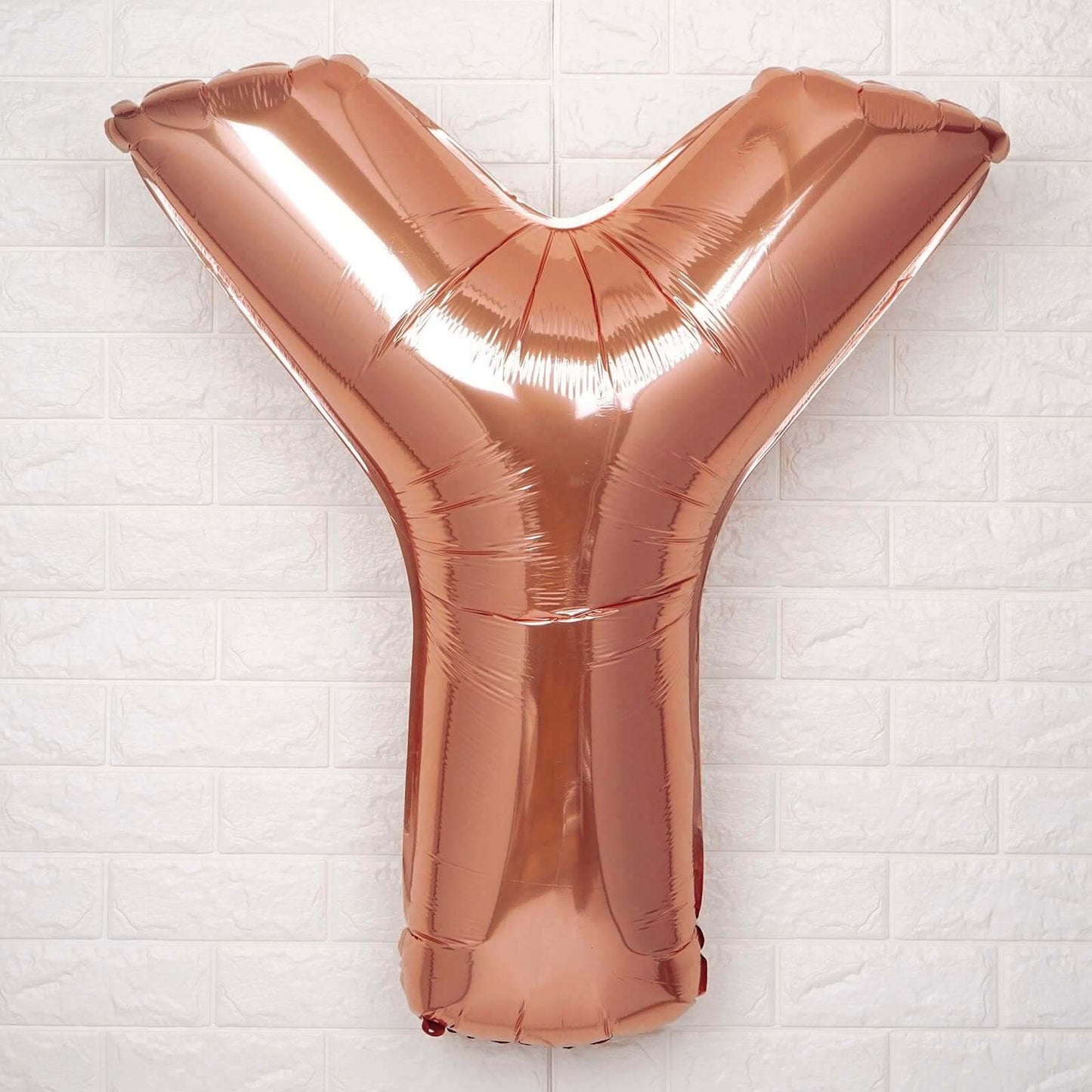 35inch Blush/Rose Gold Mylar Foil Helium/Air Number & Letter Balloons