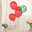 50 Pack Red Biodegradable Balloons, 12" Thickened Extra Strong Eco-friendly Latex Helium Party Balloons