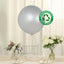 5 Pack Large Silver Biodegradable Balloons, 36" Thickened Extra Strong Eco-friendly Latex Helium Party Balloons