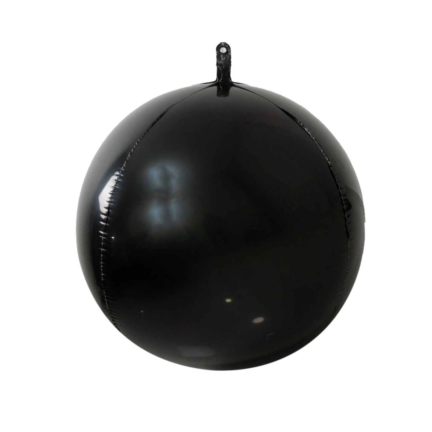 4-Pack 32" Metallic Black Sphere Balloons, Orbz Mylar Balloons Helium or Air-Filled Party Supplies