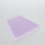 10-Pack Taper Candles Premium Wax Design Lavender Lilac - Unscented Candles for Upscale Settings 10"