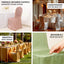 Crinkle Crushed Taffeta Chair Cover for Banquet Chairs White - Reusable Chic Wedding Decor