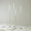 Set of 4 Crystal Glass Hurricane Taper Candle Holders, Decorative Tall Candle Stands Clear Cylinder Chimney Tubes 29", 33", 37", 41"