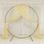 Champagne Sheer Backdrop Drape â€“ 5ftx32ft Wedding Arch & Ceiling Decor Panel, Wrinkle Free with Soft Shimmer