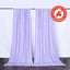 2 Pack Lavender Lilac Scuba Polyester Event Curtain Drapes, Durable Flame Resistant Backdrop Event Panels Wrinkle Free with Rod Pockets - 10ftx10ft