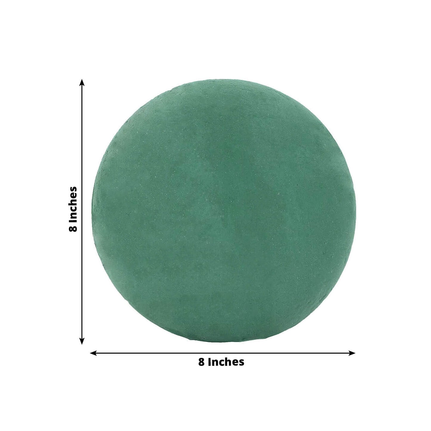 8" Green DIY Flower Arrangements Craft Foam Ball, Smooth Floral Foam Ball
