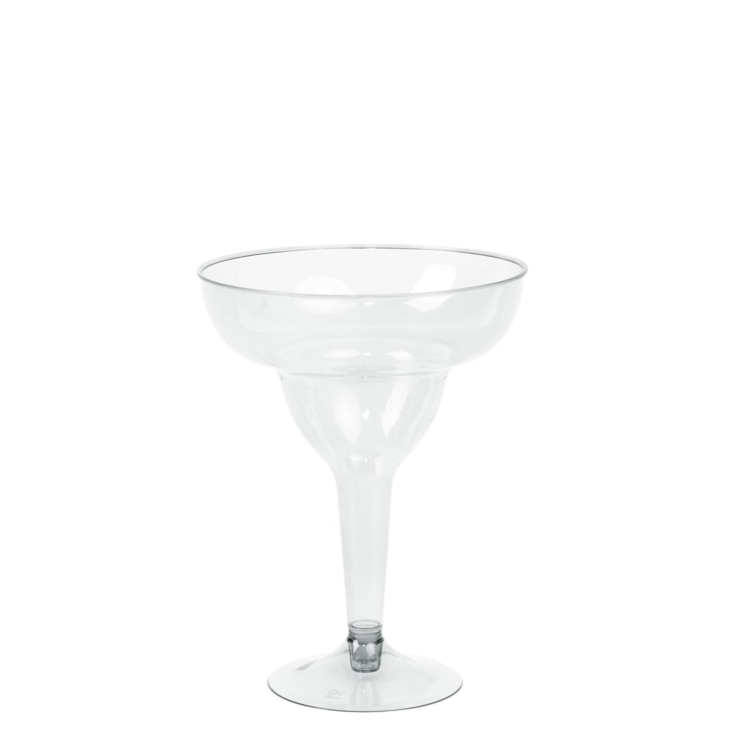 20-Pack Plastic Margarita Glasses Clear - Sturdy Disposable Glasses for Pina Coladas 10oz