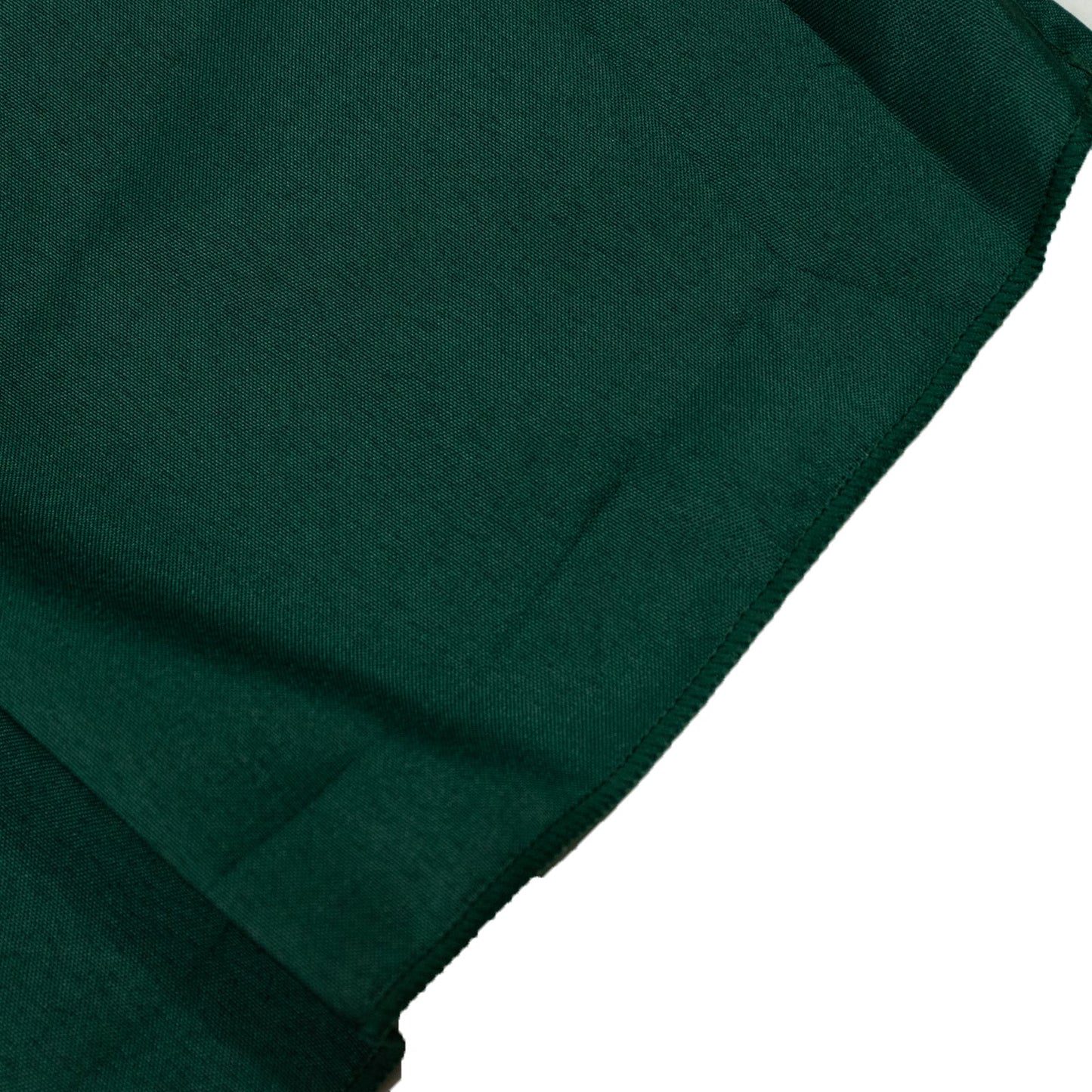 Portable Stage Skirt Hunter Emerald Green Polyester Platform Skirting Cloth for Events, Performances & Wedding Staging - 36"x20ft