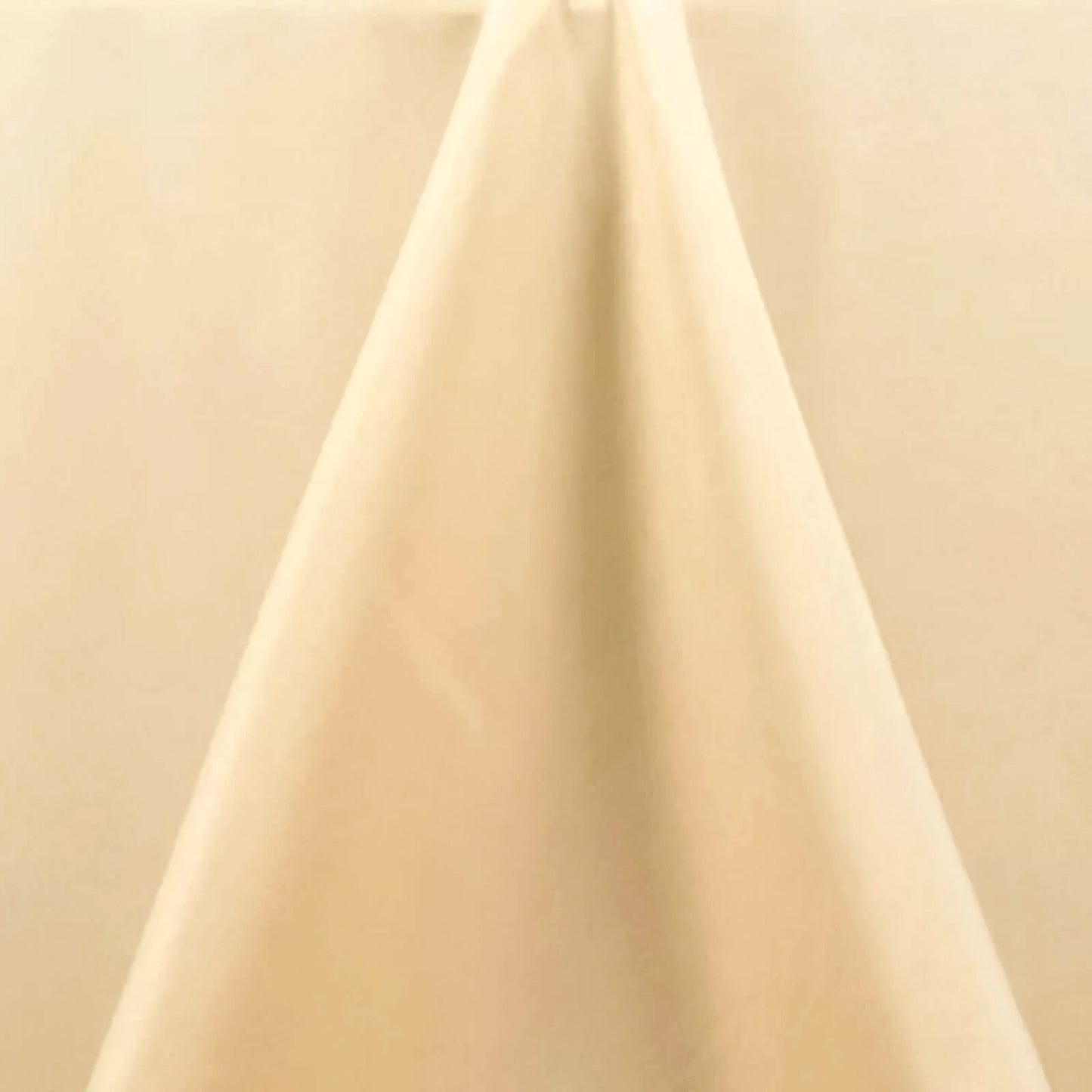 Premium Polyester 90"x132" Rectangle Tablecloth Beige - Seamless 220GSM Stain-Resistant Table Cover
