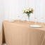 Polyester 90"x132" Rectangle Tablecloth Nude - Seamless Wrinkle-Resistant Table Cover