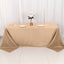 Polyester 90"x132" Rectangle Tablecloth Nude - Seamless Wrinkle-Resistant Table Cover