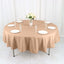 Polyester 90" Round Tablecloth Nude - Stain & Wrinkle-Resistant Table Cover