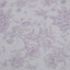 Polyester 70"x70" Table Overlay White - Lavender Lilac French Toile Pattern for Stylish Events