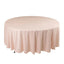 Scuba Round 108" Tablecloth Blush - Wrinkle Free & Stain Resistant Table Cover
