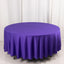 Scuba Round 108" Tablecloth Purple - Wrinkle Free & Stain Resistant Table Cover