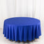Scuba Round 108" Tablecloth Royal Blue - Wrinkle Free & Stain Resistant Table Cover
