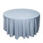 Scuba Round 120" Tablecloth Dusty Blue - Wrinkle Free & Stain Resistant Seamless Table Cover