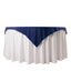Scuba 54"x54" Table Overlay Square Tablecloth Navy Blue - Wrinkle Free & Stain Resistant Table Cover