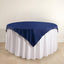 Scuba 54"x54" Table Overlay Square Tablecloth Navy Blue - Wrinkle Free & Stain Resistant Table Cover