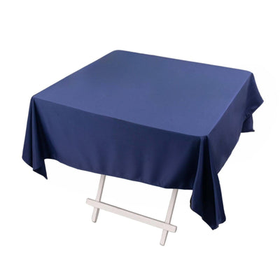 Scuba Square 54"x54" Tablecloth Navy Blue - Wrinkle Free & Stain Resistant Table Cover