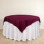 Scuba 70"x70" Table Overlay Square Tablecloth Burgundy - Wrinkle Free & Stain Resistant Table Cover