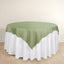 Scuba 70"x70" Table Overlay Square Tablecloth Dusty Sage Green - Wrinkle Free & Stain Resistant Table Cover