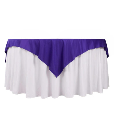 Scuba 70"x70" Table Overlay Square Tablecloth Purple - Wrinkle Free & Stain Resistant Table Cover