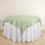 Scuba 70"x70" Table Overlay Square Tablecloth Sage Green - Wrinkle Free & Stain Resistant Table Cover