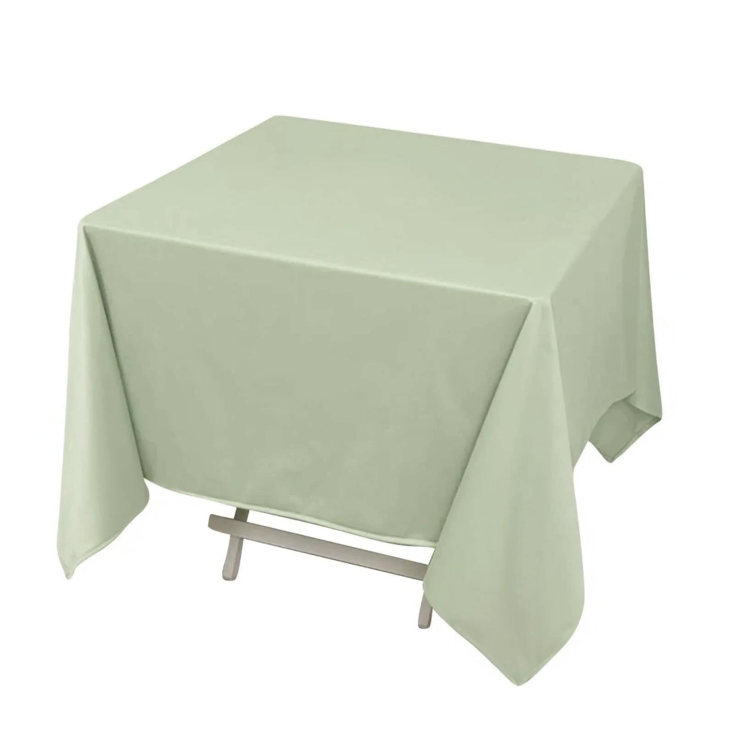 Scuba Square 70"x70" Tablecloth Sage Green - Wrinkle Free & Stain Resistant Table Cover