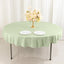 Scuba Round 70" Tablecloth Sage Green - Wrinkle Free & Stain Resistant Table Cover
